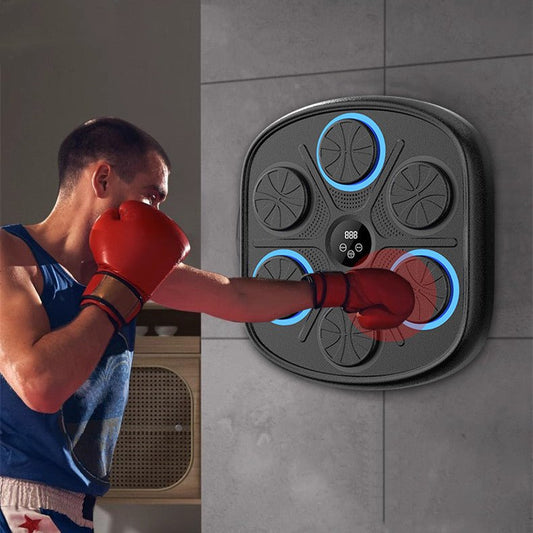 attrezzatura fitness bersaglio parete allenamento boxe musicale