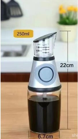 Bottiglia vetro pratica - 500ml misurabile cucina moderna