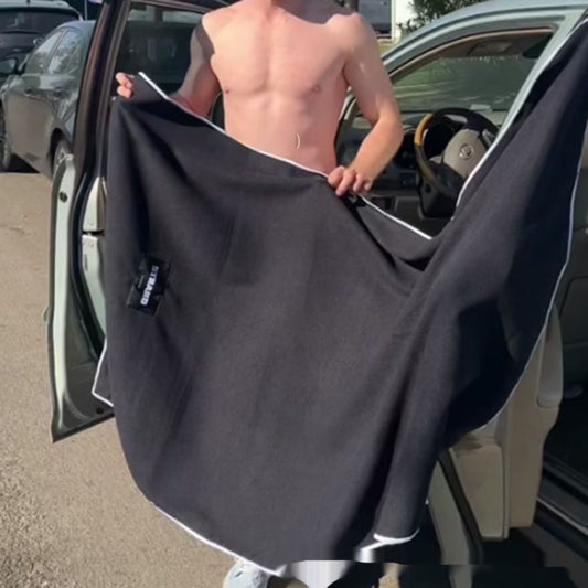 Asciugamano magnetico auto bagno spiaggia esterno multifunzione