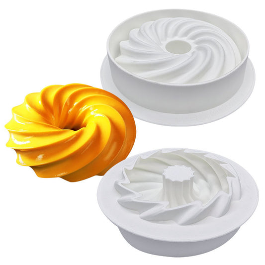 Stampo per torta in silicone rotante rotondo