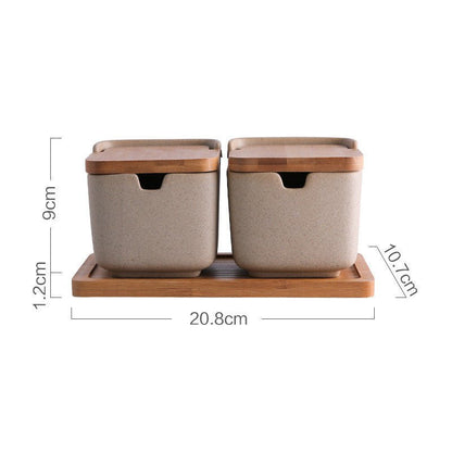 Confezione scatola spezie - ceramica a conchiglia per cucina