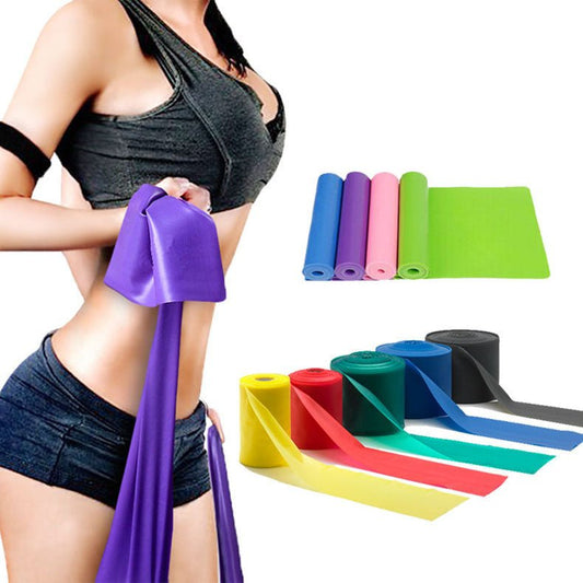 cinghia elastica yoga fitness tpe ecologica accessorio allenamento
