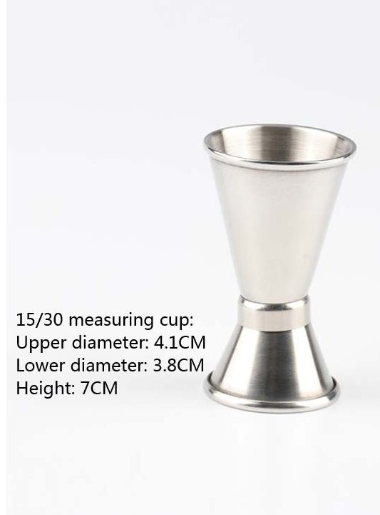 Shaker per cocktail in acciaio inossidabile con supporto in legno per feste in casa e bar