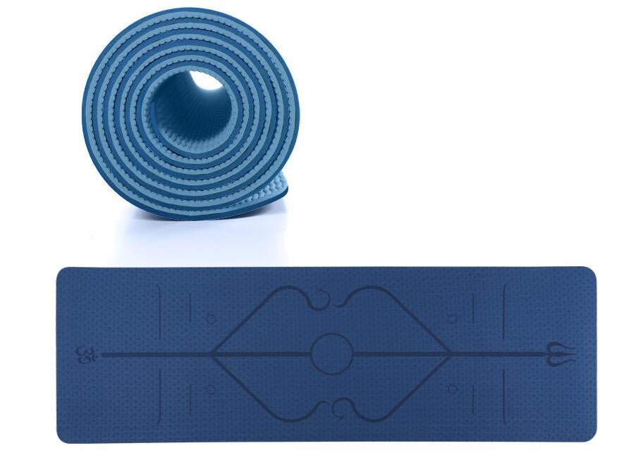 Tappeto yoga TPE materiale ecologico antiscivolo per fitness