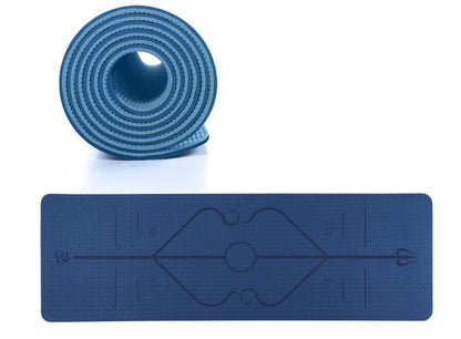 Tappeto yoga TPE materiale ecologico antiscivolo per fitness