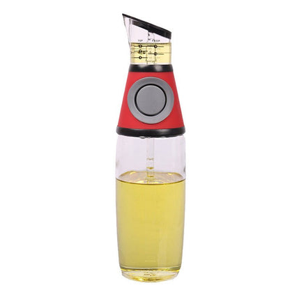 Bottiglia vetro elegante - 500ml misurabile olio soia
