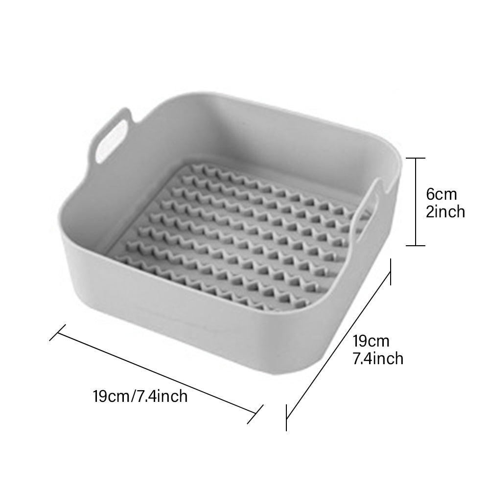 Sostituzione del contenitore in silicone per friggitrice ad aria con i rivestimenti in carta da forno. Non è più necessario pulire il cestello dopo l'uso della friggitrice ad aria. Friggitrici ad aria sicura per alimenti, accessori per forno.