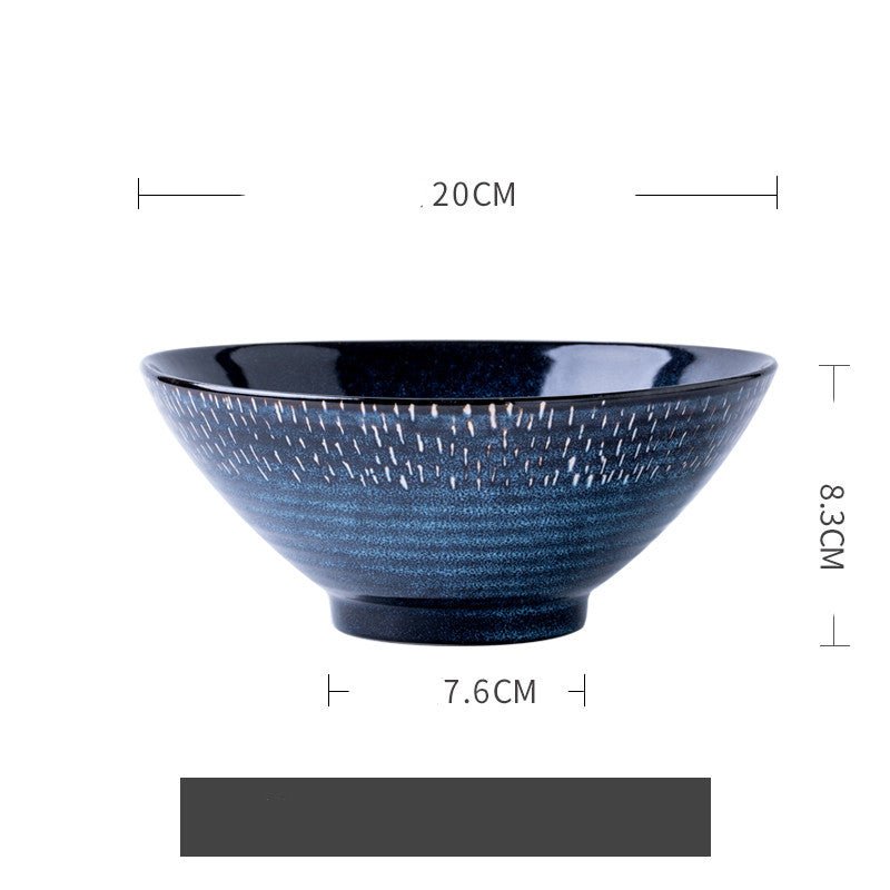 Ciotola da tavola ceramica - filo stellato decorativo