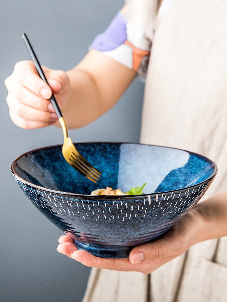 Ciotola ramen ceramica filo stellato - alta qualità