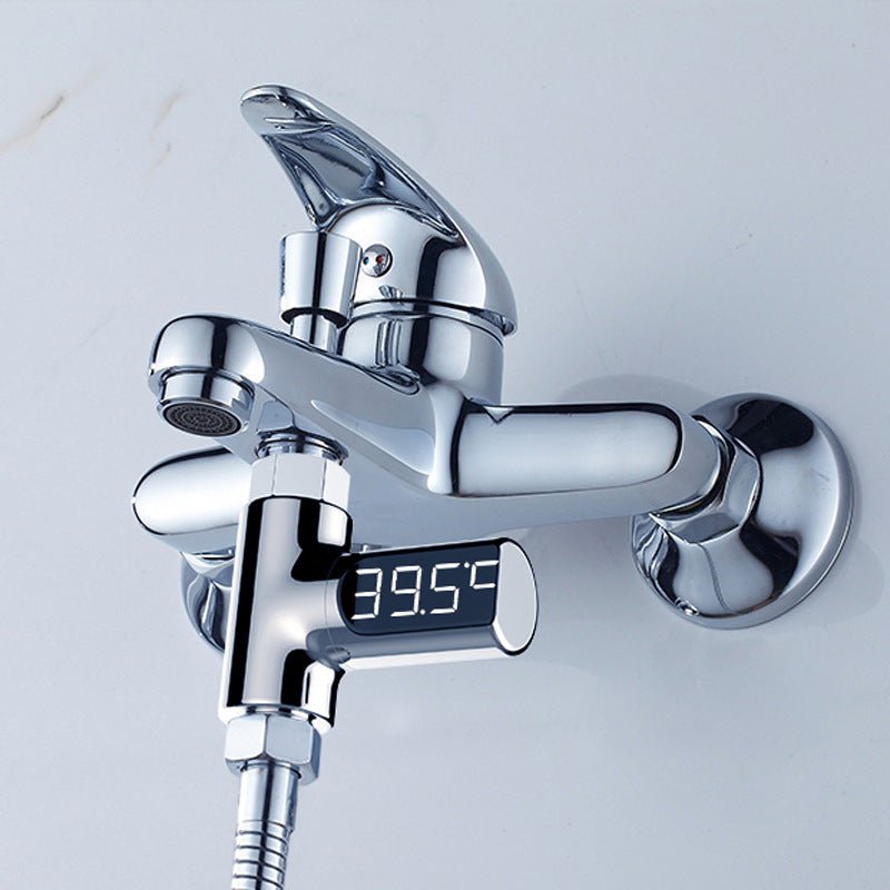 Termometro doccia display LED - controllo temperatura acqua digitale