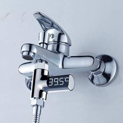 Termometro doccia display LED - controllo temperatura acqua digitale