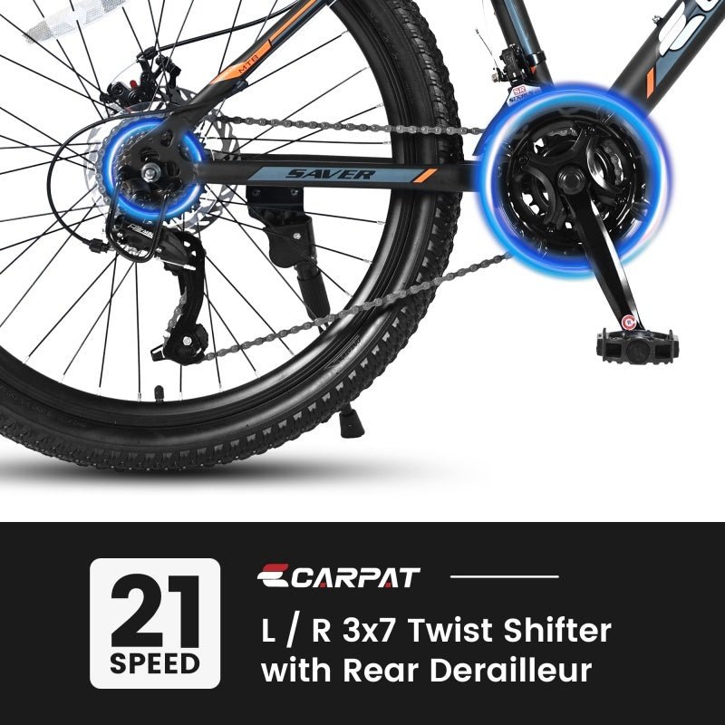 Sospensione anteriore mountain bike telaio acciaio 21 velocità