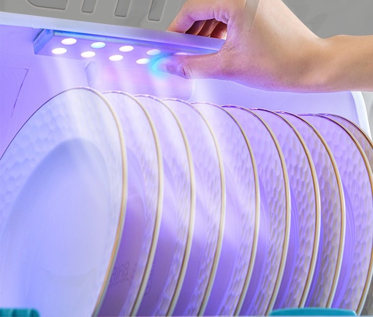 Contenitore UV cucina - Disinfezione stoviglie automatica