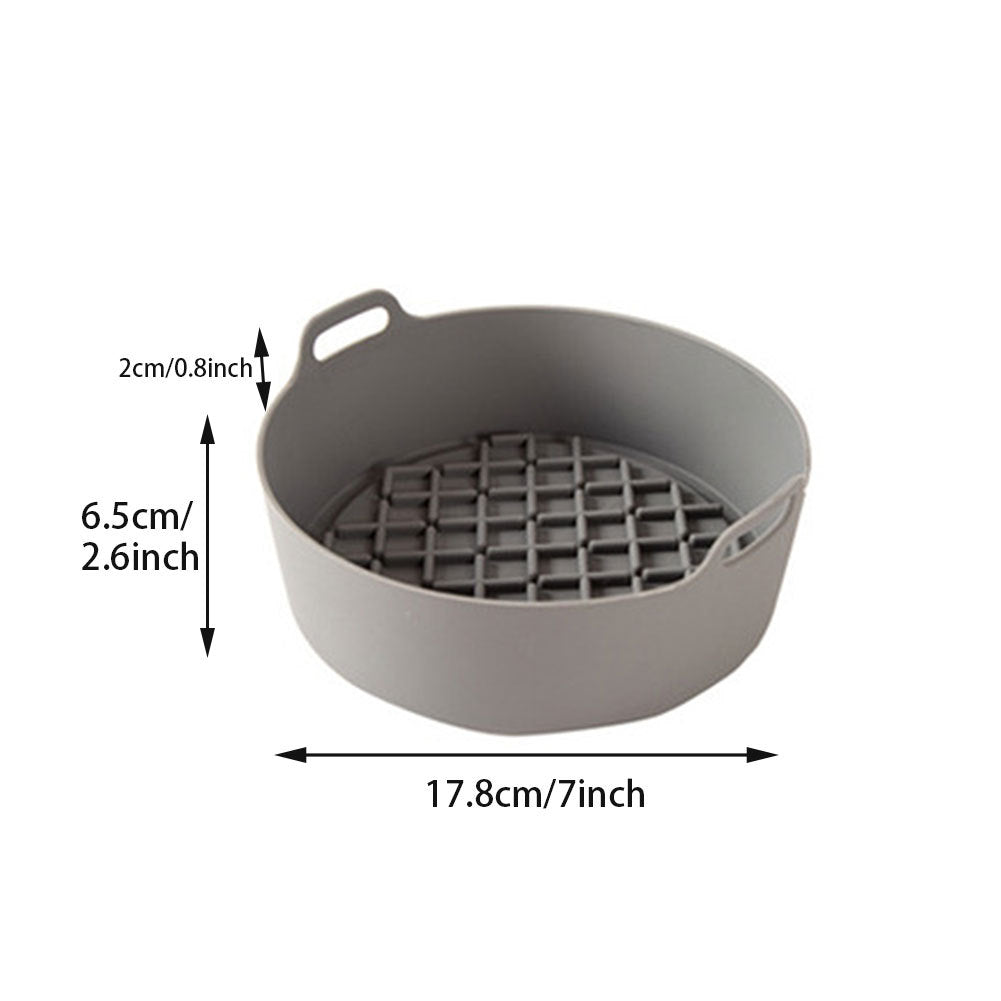 Sostituzione del contenitore in silicone per friggitrice ad aria con i rivestimenti in carta da forno. Non è più necessario pulire il cestello dopo l'uso della friggitrice ad aria. Friggitrici ad aria sicura per alimenti, accessori per forno.