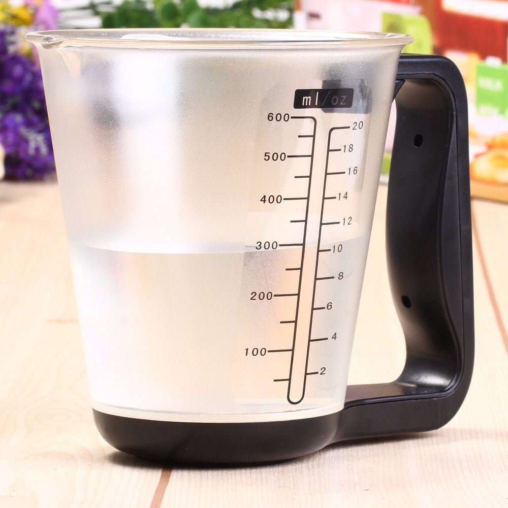 Elettronica da cucina con misurino da 1 kg, bilancia per bilancia alimenti liquidi, bilancia per latte e caffè