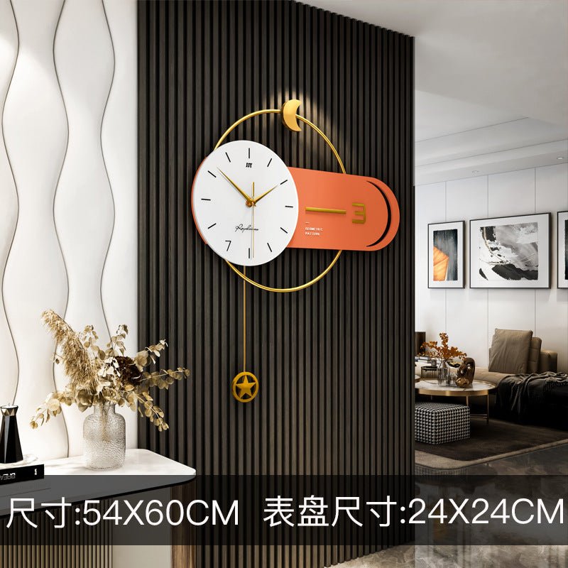 Orologio luminoso casa - atmosfera elegante interni