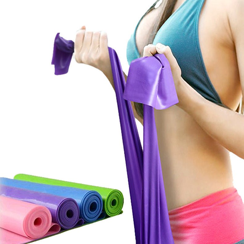 cinghia yoga fitness elastica tpe ecologica allenamento tonificazione