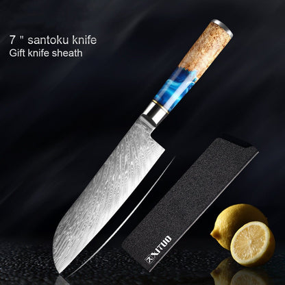 Damascus knife profilo - Coltello vestito silhouette