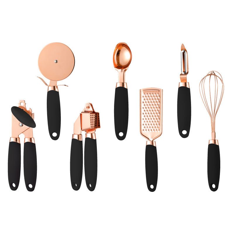Set utensili cucina rame completo - tutti gli accessori inclusi