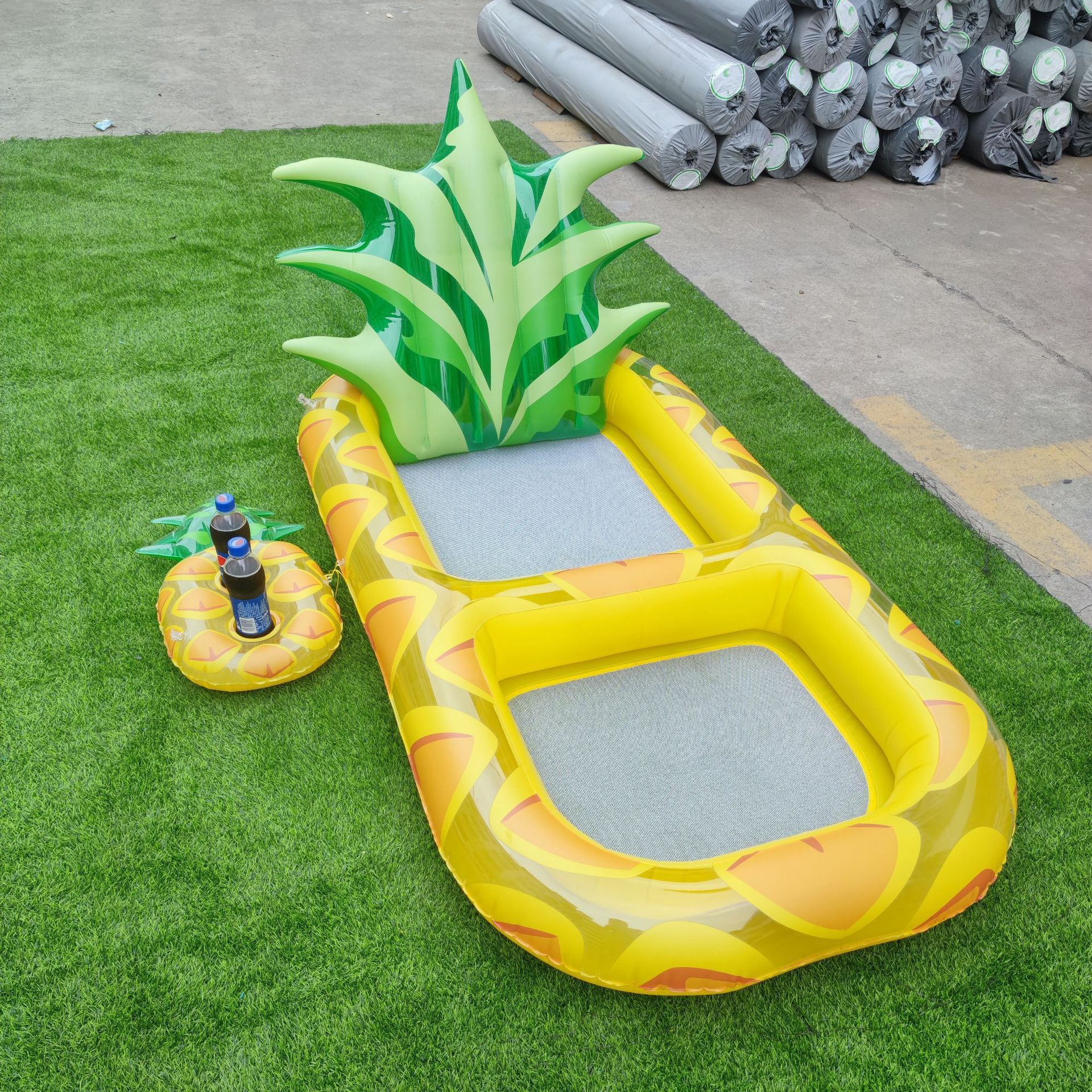 Giocattolo ananas gonfiabile sport acquatici bambini adulti