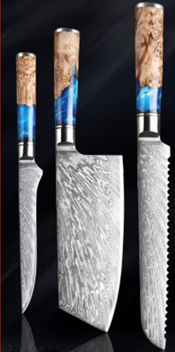 Coltello damasco manico - Edizione speciale ergonomico