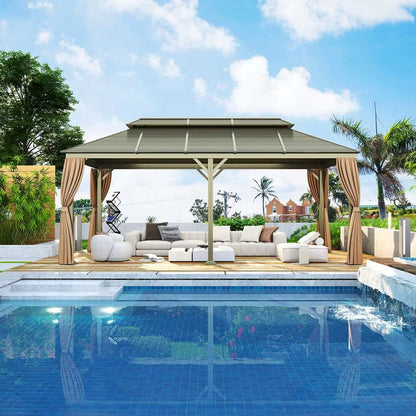 Tende gazebo 3x6m privacy protezione sole vento