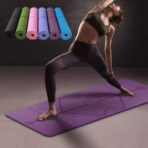 Stuoia yoga TPE antiscivolo tappeto ambientale fitness 183x61 cm