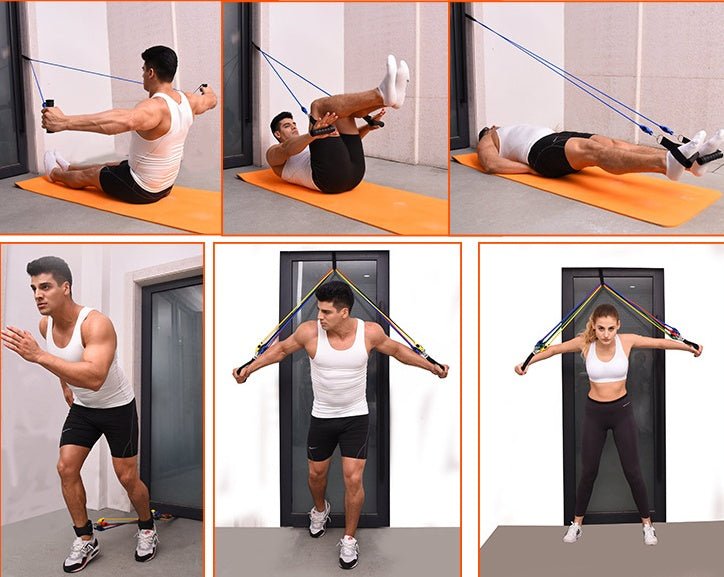dispositivo fitness rally portatile allenamento muscoli casa