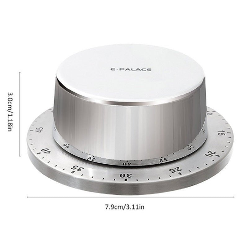 Timer cucina acciaio - Meccanico sveglia promemoria preciso