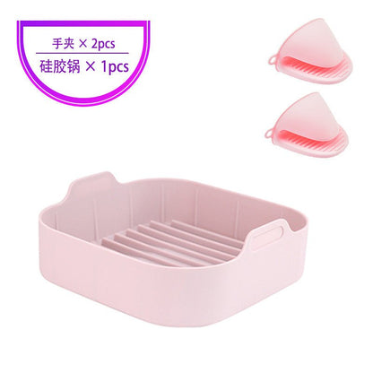 Sostituzione del contenitore in silicone per friggitrice ad aria con i rivestimenti in carta da forno. Non è più necessario pulire il cestello dopo l'uso della friggitrice ad aria. Friggitrici ad aria sicura per alimenti, accessori per forno.