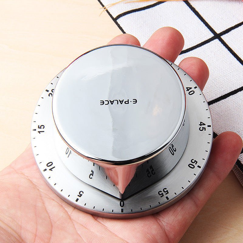 Timer meccanico cucina - Acciaio inox sveglia promemoria