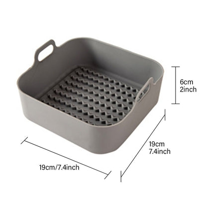 Sostituzione del contenitore in silicone per friggitrice ad aria con i rivestimenti in carta da forno. Non è più necessario pulire il cestello dopo l'uso della friggitrice ad aria. Friggitrici ad aria sicura per alimenti, accessori per forno.