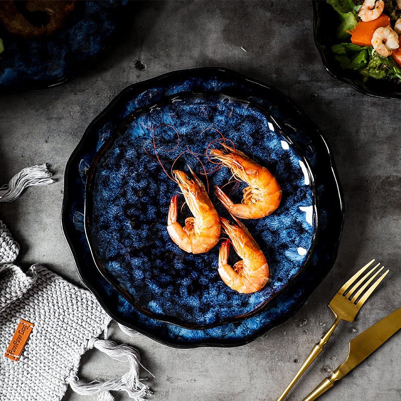 Piatti eleganti Blue Enchantress - servizio da tavola completo