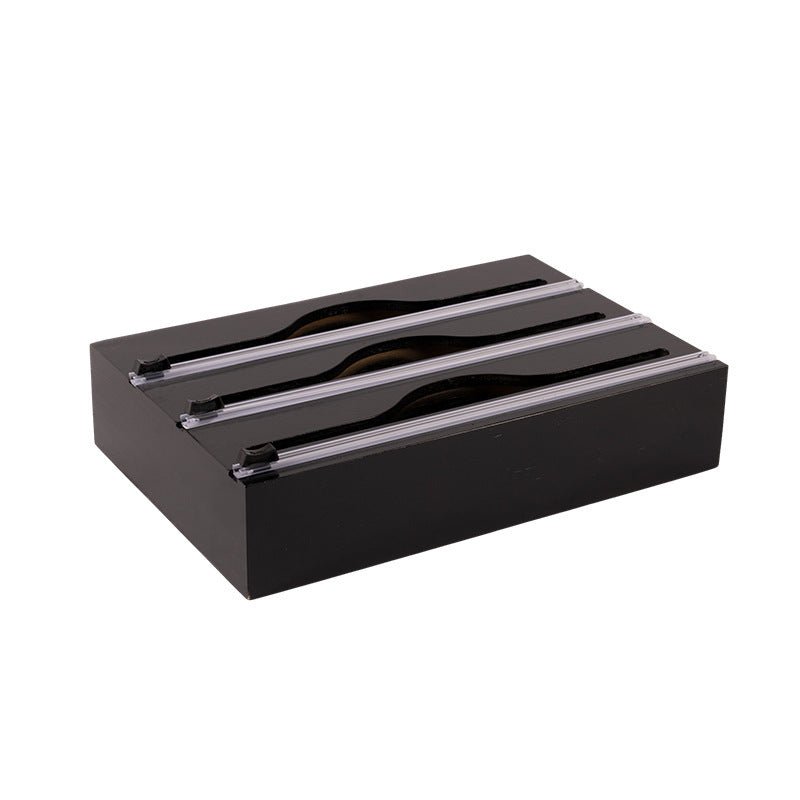 Organizzatore cucina bambù - dispenser pellicola plastica e cera