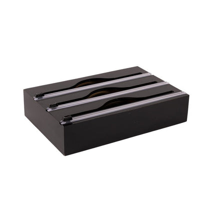Organizzatore cucina bambù - dispenser pellicola plastica e cera