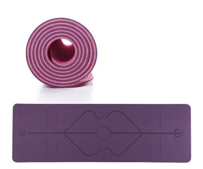 Stuoia yoga TPE antiscivolo disponibile diversi colori design