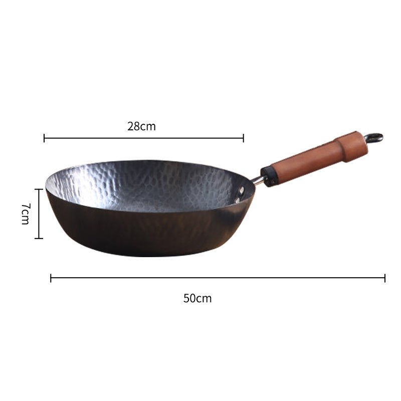 Wok antiaderente non rivestito - cottura salutare