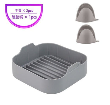 Sostituzione del contenitore in silicone per friggitrice ad aria con i rivestimenti in carta da forno. Non è più necessario pulire il cestello dopo l'uso della friggitrice ad aria. Friggitrici ad aria sicura per alimenti, accessori per forno.