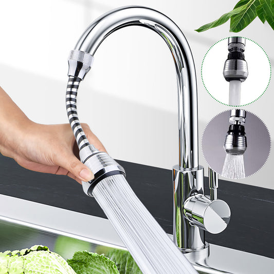 Rubinetto doccia da cucina Supercharged Soft Bubbler, universale, con rotazione a 360 gradi, per doccia a risparmio idrico