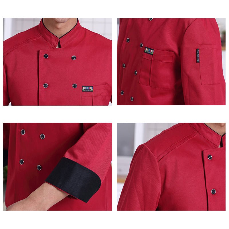 Divisa cuoco maniche lunghe - abbigliamento professionale cucina
