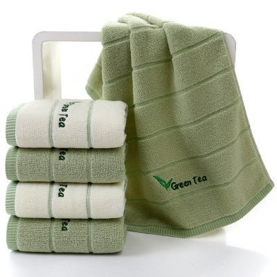 Asciugamano viso ricamato - Cotone puro 32 fili lusso