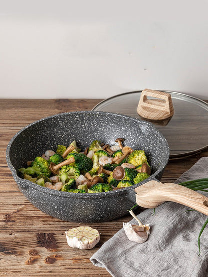 Padella cucina fornello - acciaio inox resistente calore