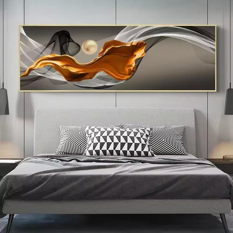 Quadro città di notte - illuminazione urbana su tela artistica