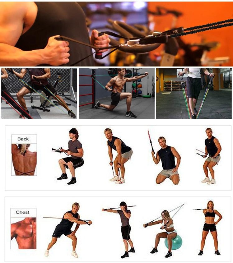 dispositivo rally fitness portatile esercizi allenamento casa