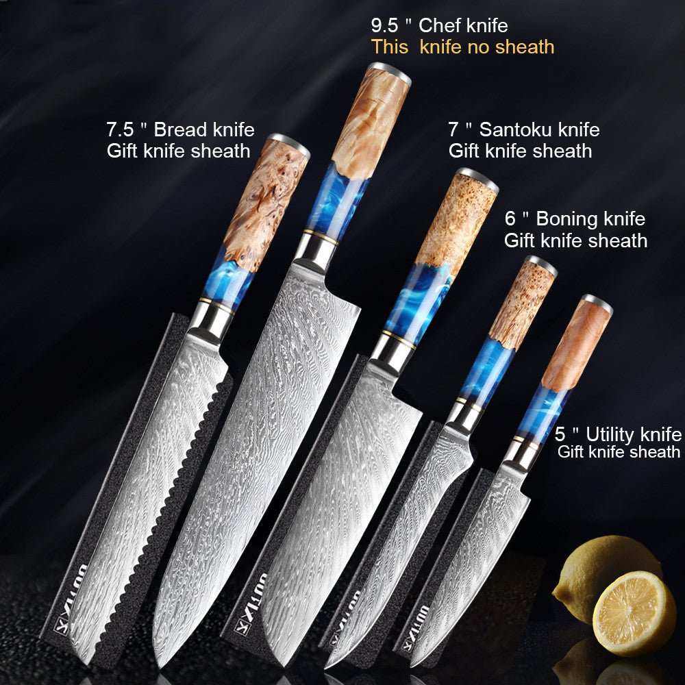 Lama damasco premium - Coltello vestito collezionisti