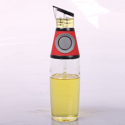 Bottiglia vetro cucina - 500ml misurabile olio condimenti