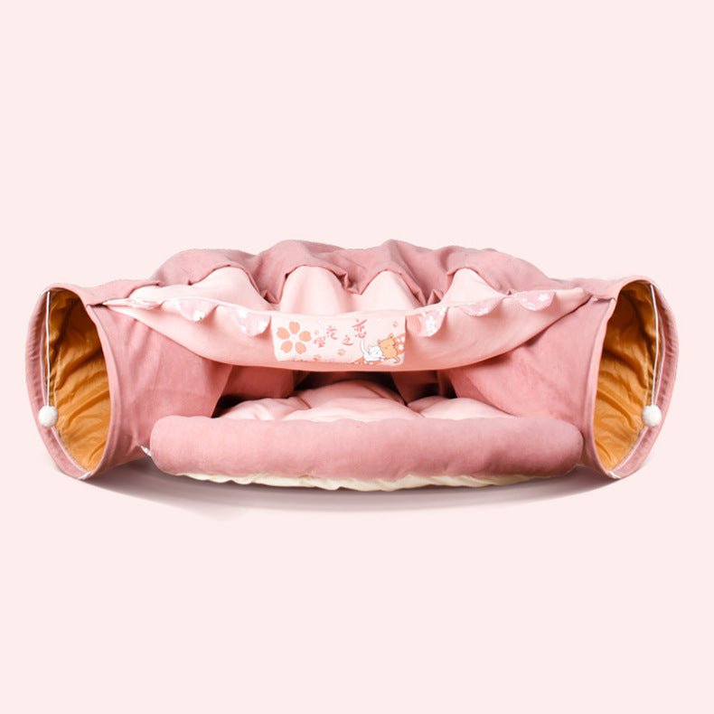 Confezione tunnel per gatti - accessorio completo per felini