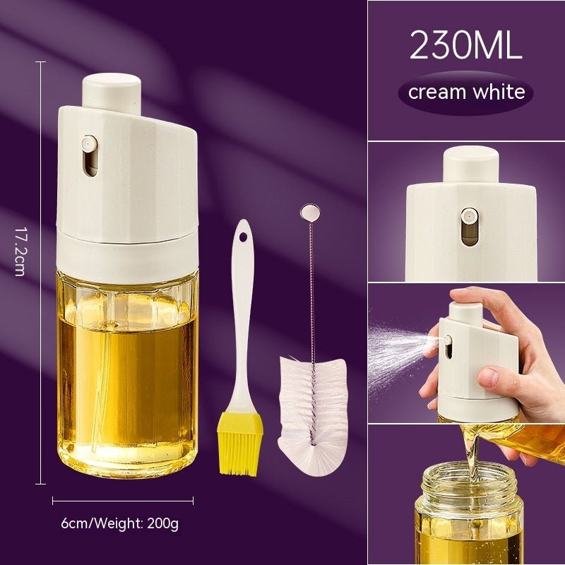 Accessorio cucina bottiglia olio - design elegante vetro