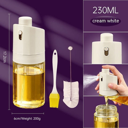Accessorio cucina bottiglia olio - design elegante vetro