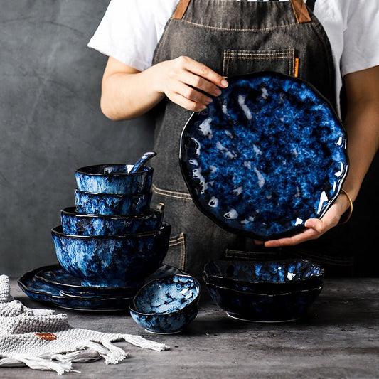 Set stoviglie Blue Enchantress - piatti da ristorante alta qualità